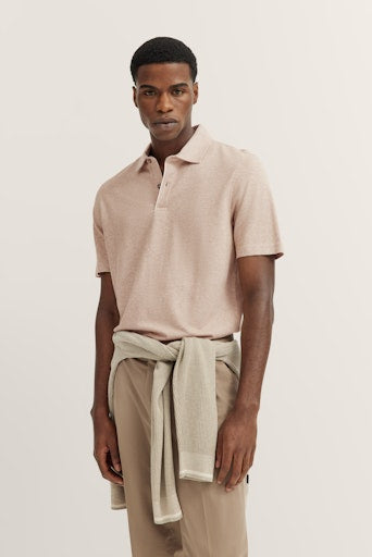 Polo's korte mouw bruin Bugatti