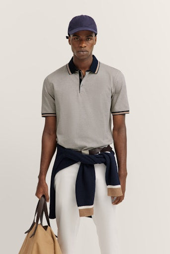 Polo's korte mouw bruin Bugatti