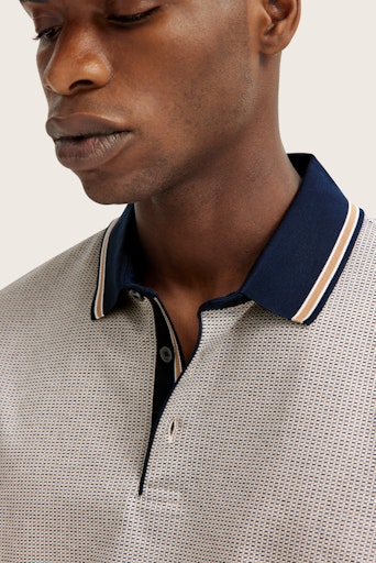 Polo's korte mouw bruin Bugatti