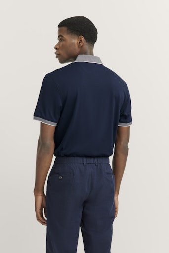 Polo's korte mouw navy Bugatti