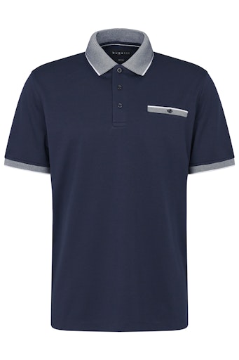 Polo's korte mouw navy Bugatti
