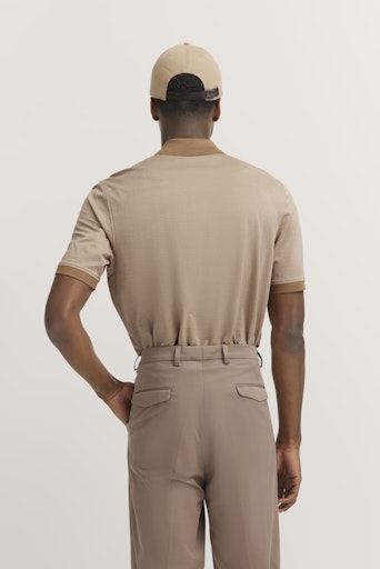 Polo's korte mouw bruin Bugatti