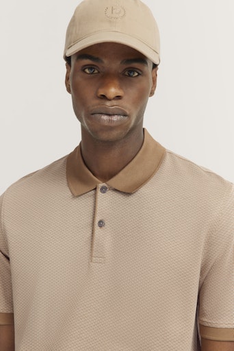 Polo's korte mouw bruin Bugatti