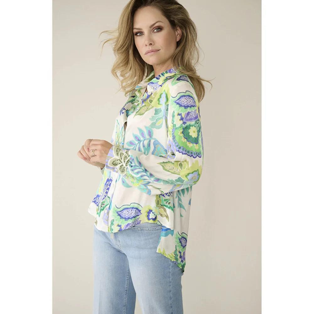 Blouses lange mouw multicolor Due Amanti
