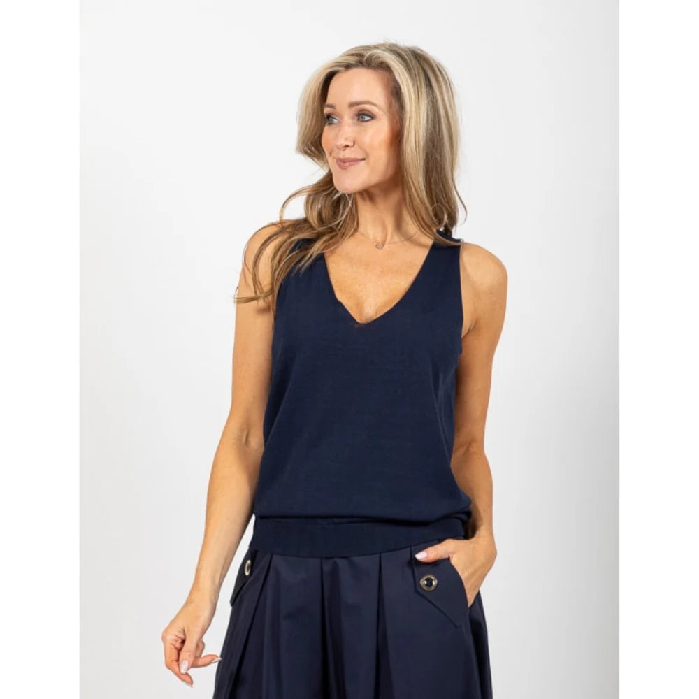 Tops navy Due Amanti