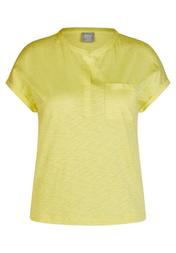 T-shirts korte mouw geel Rabe