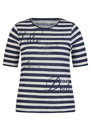T-shirts korte mouw blauw Rabe