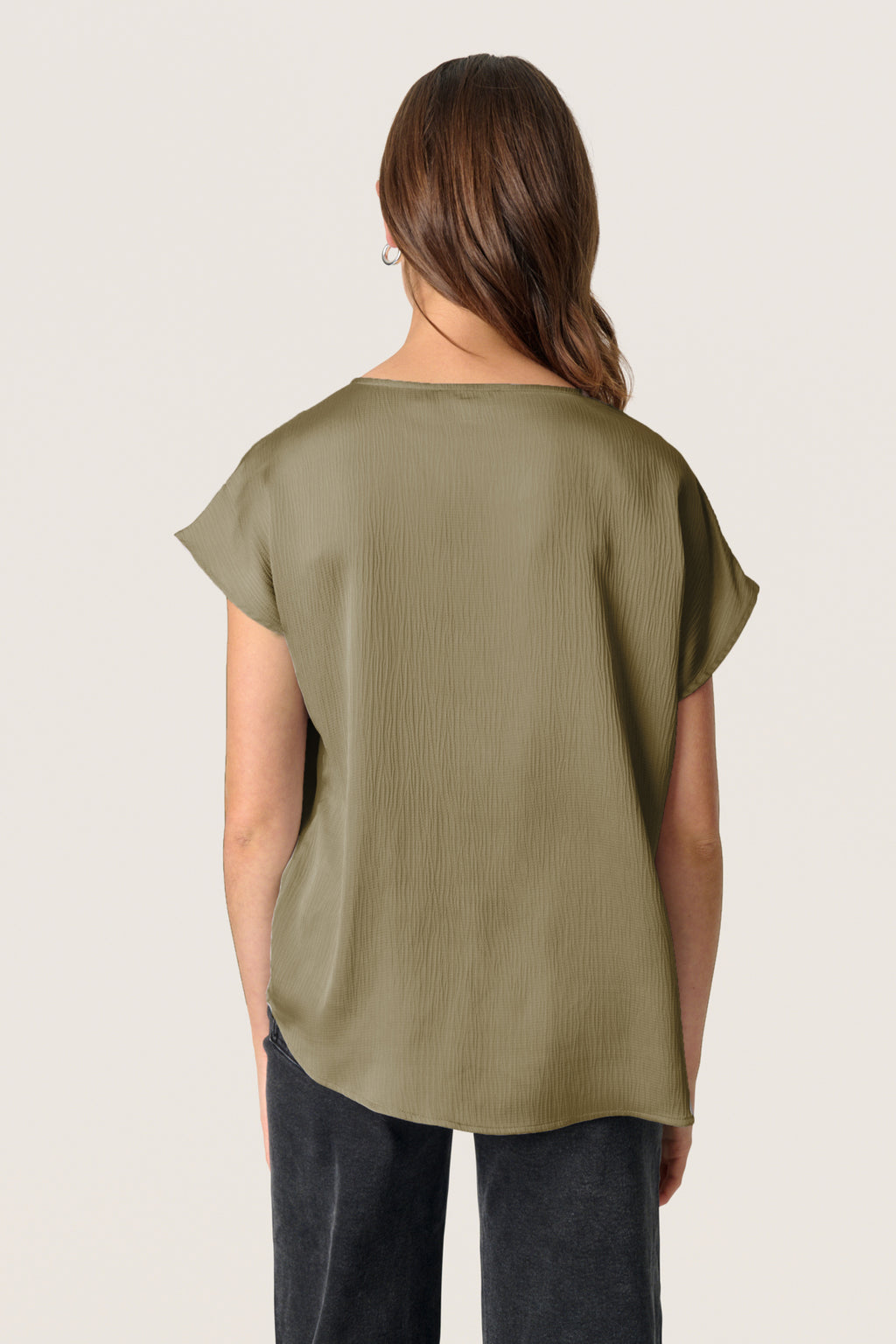 Blouses korte mouw groen Soaked In Luxury