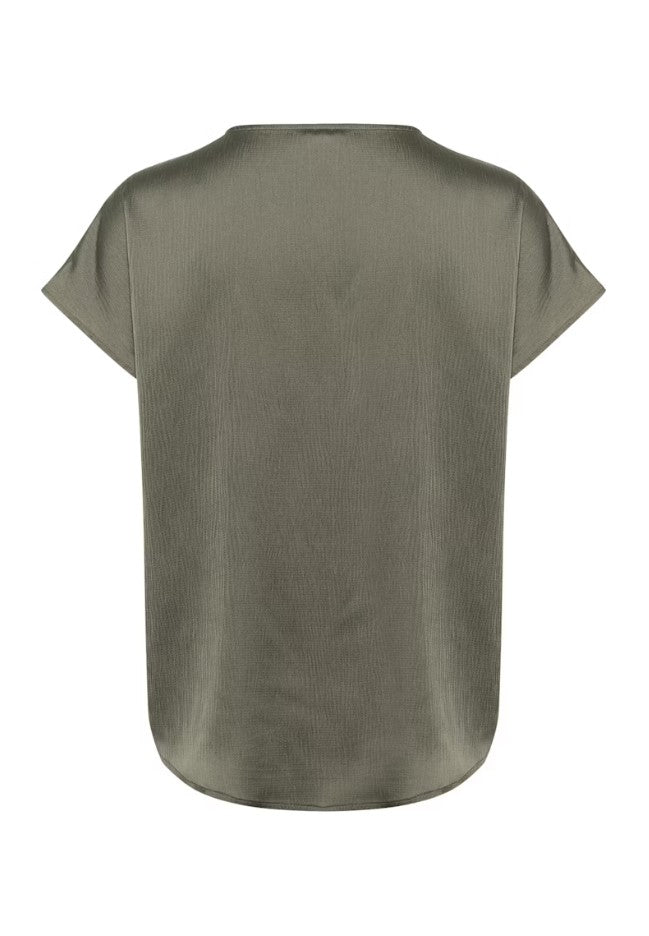 Blouses korte mouw groen Soaked In Luxury