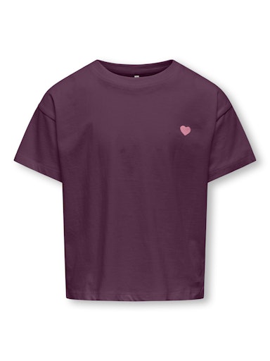 T-shirts korte mouw paars KIDS ONLY
