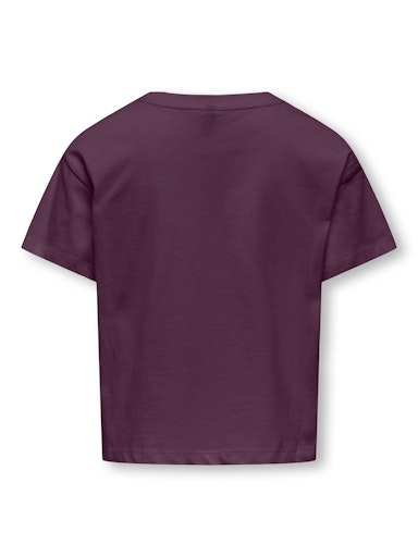 T-shirts korte mouw paars KIDS ONLY
