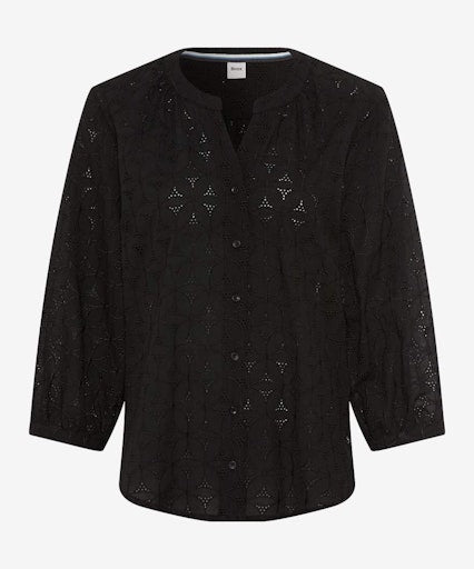 Blouses lange mouw zwart BRAX