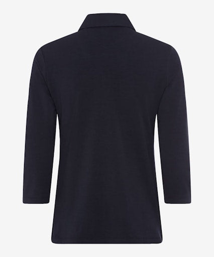 Polo's lange mouw navy BRAX