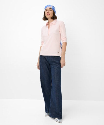 Polo's lange mouw roze BRAX