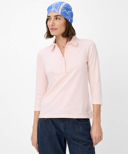 Polo's lange mouw roze BRAX