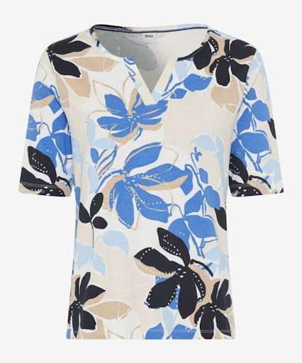 T-shirts korte mouw blauw BRAX