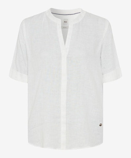 Blouses korte mouw wit BRAX