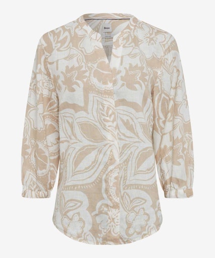 Blouses lange mouw beige BRAX