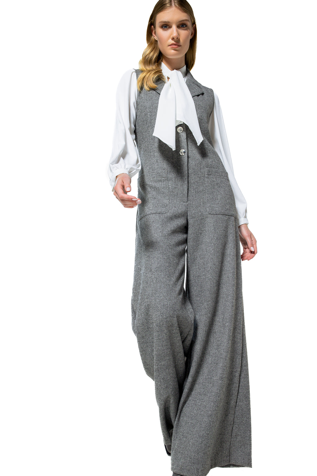 Jumpsuits zonder mouw grijs Caroline Biss