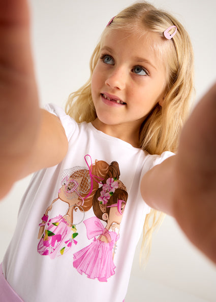 T-shirts korte mouw wit Mayoral