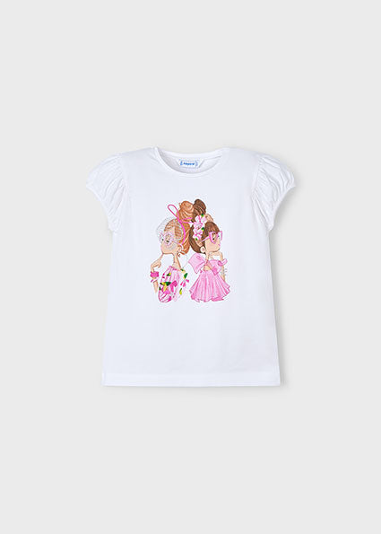 T-shirts korte mouw wit Mayoral