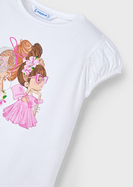 T-shirts korte mouw wit Mayoral