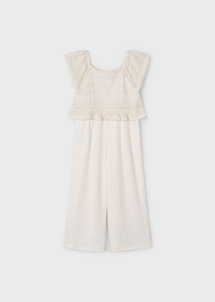 Jumpsuits zonder mouw beige Mayoral