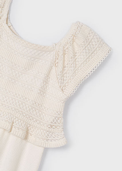 Jumpsuits zonder mouw beige Mayoral