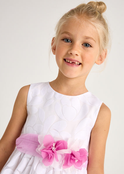 Jurken zonder mouw wit Mayoral