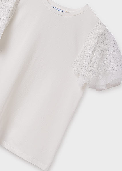 T-shirts korte mouw wit Mayoral