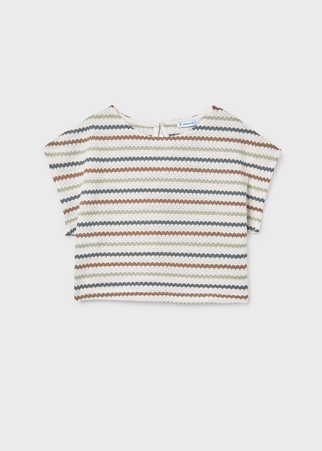 T-shirts korte mouw beige Mayoral