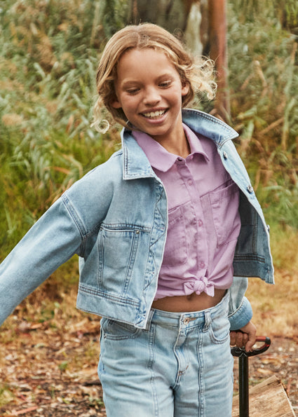 Jeansjassen blauw Mayoral