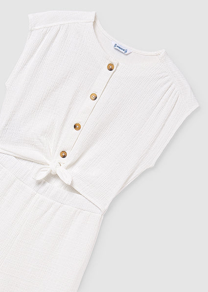 Jumpsuits zonder mouw wit Mayoral