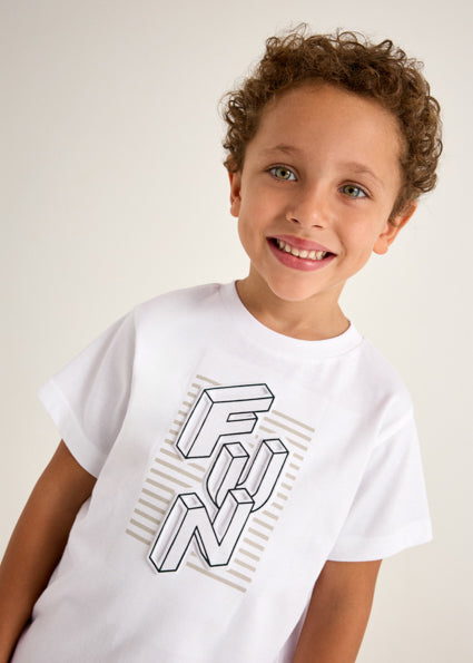 T-shirts korte mouw wit Mayoral