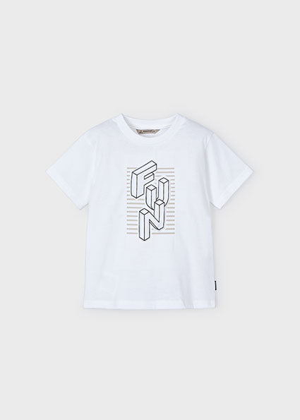 T-shirts korte mouw wit Mayoral