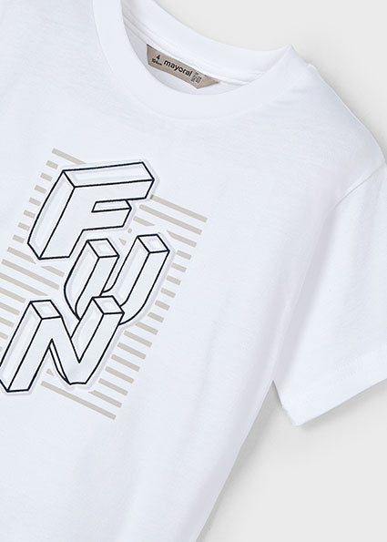 T-shirts korte mouw wit Mayoral