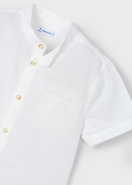 Hemden korte mouw wit Mayoral