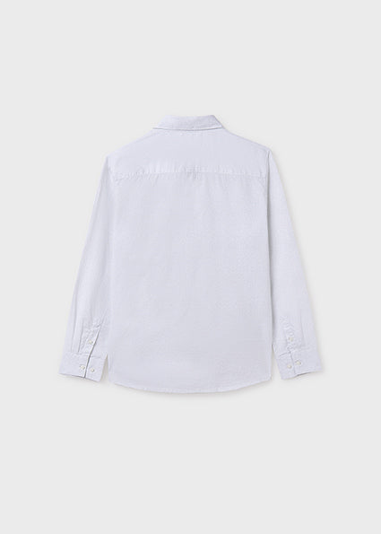 Hemden lange mouw wit Mayoral