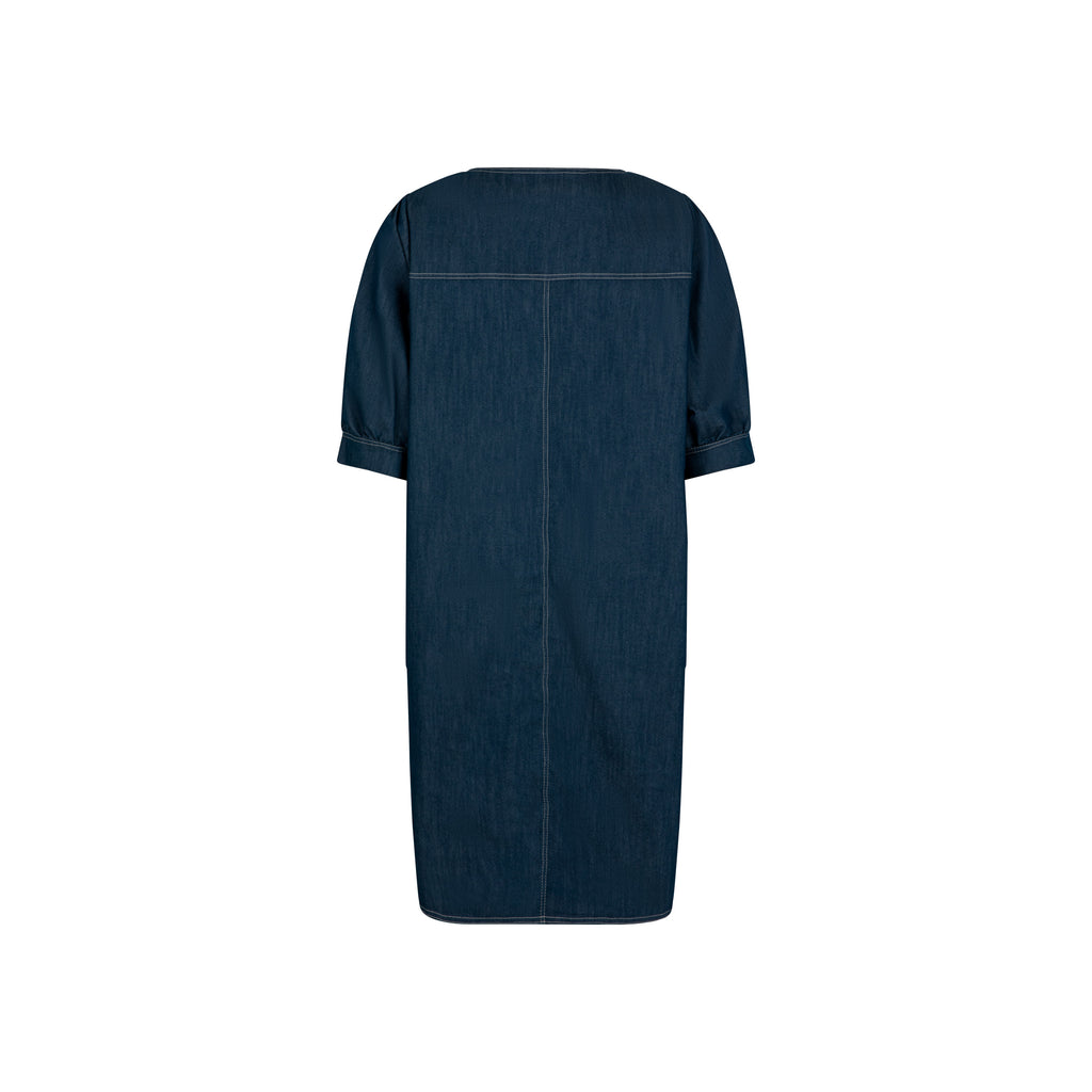 Jurken korte mouw blauw Verpass