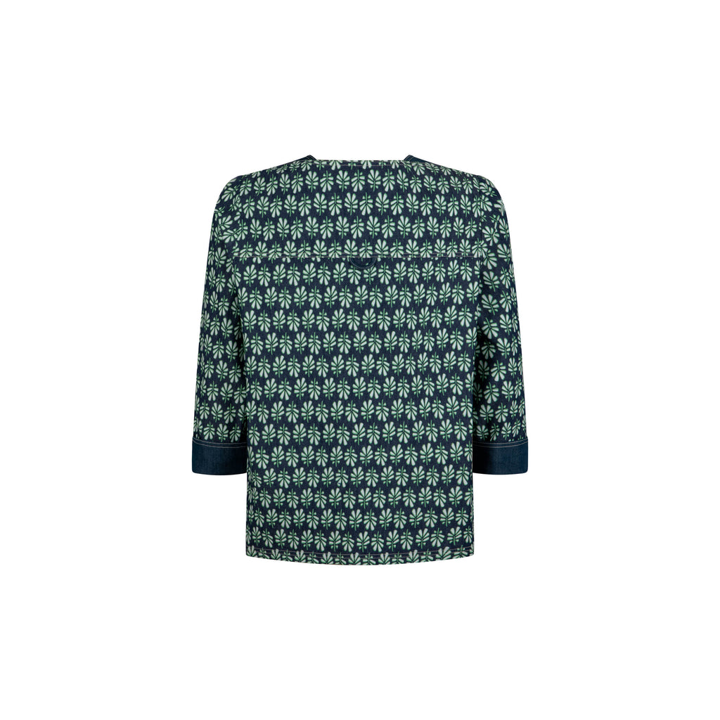 Blouses lange mouw groen Verpass