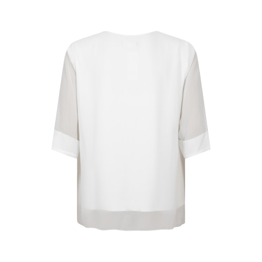 Blouses lange mouw beige Verpass