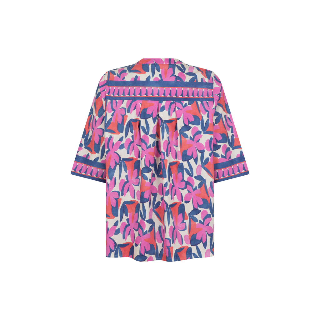 Blouses korte mouw roze Verpass