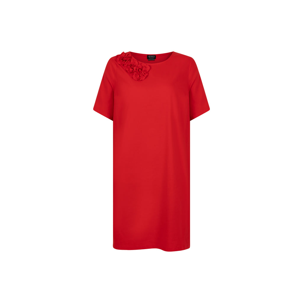 Jurken korte mouw rood Verpass
