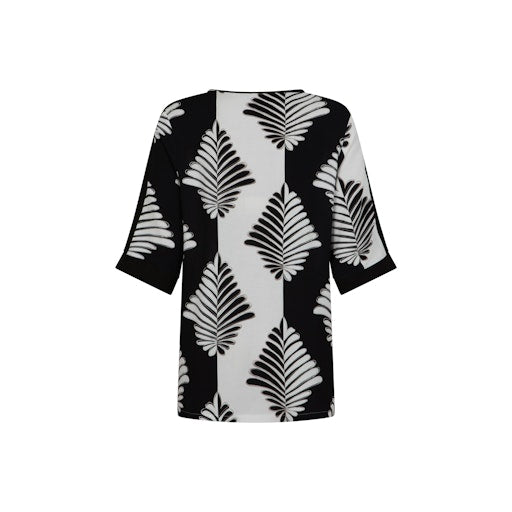 Blouses lange mouw zwart Verpass