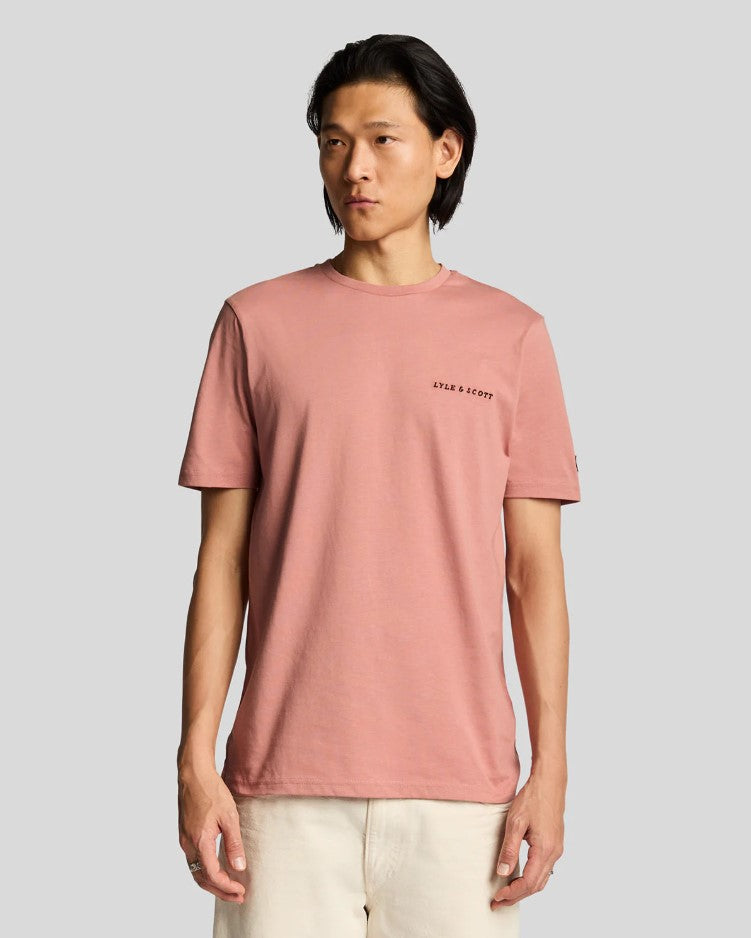 T-shirts korte mouw roze Lyle & Scott