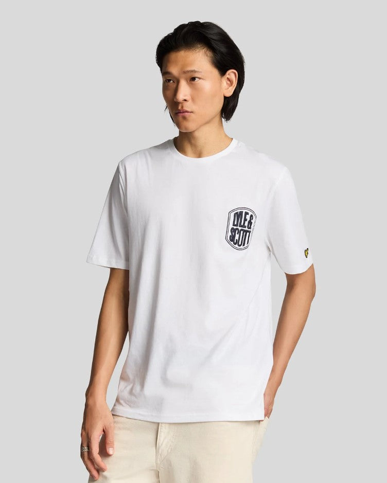 T-shirts korte mouw wit Lyle & Scott