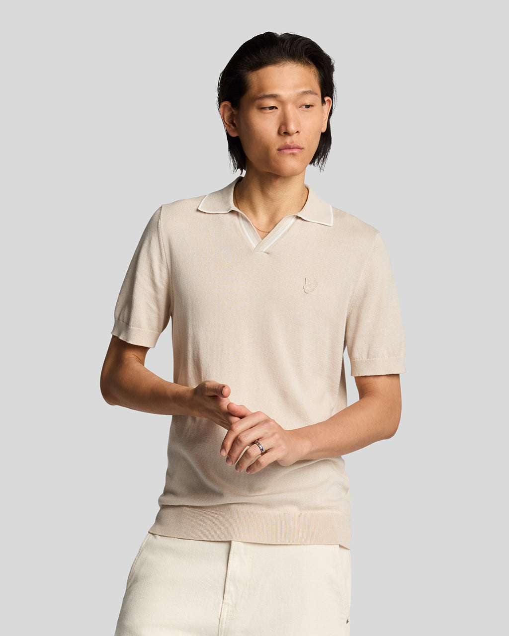 Polo's korte mouw grijs Lyle & Scott
