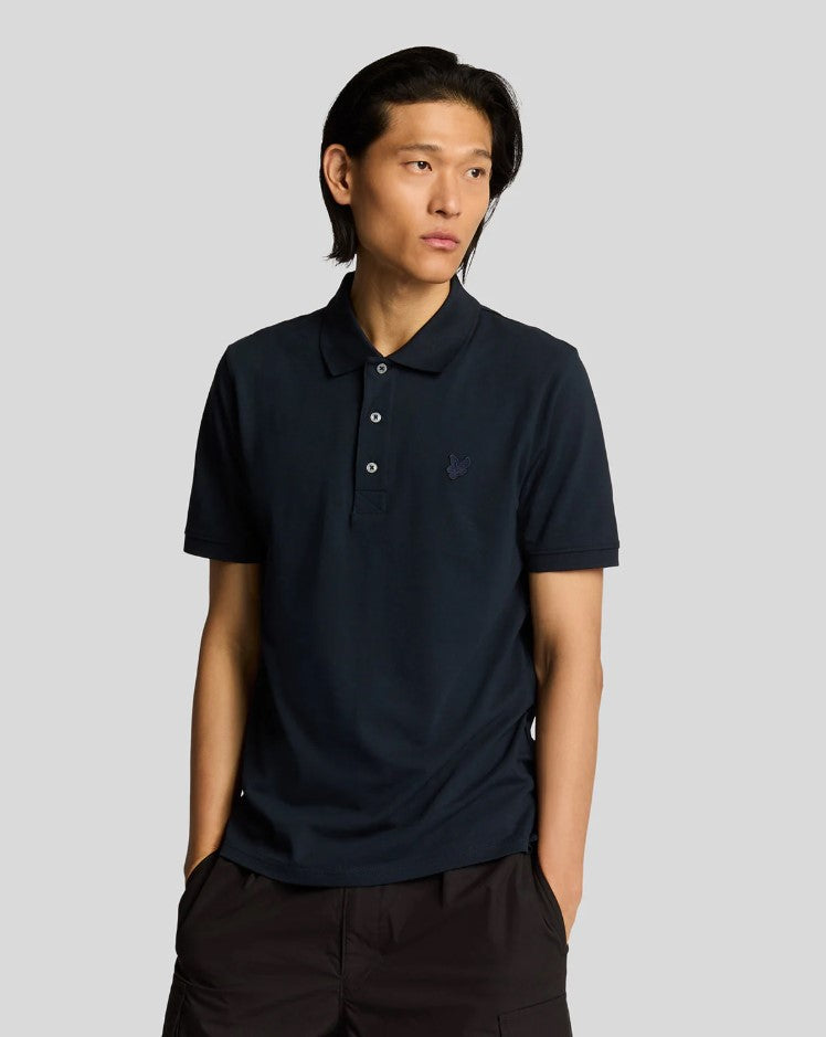 Polo's korte mouw blauw Lyle & Scott