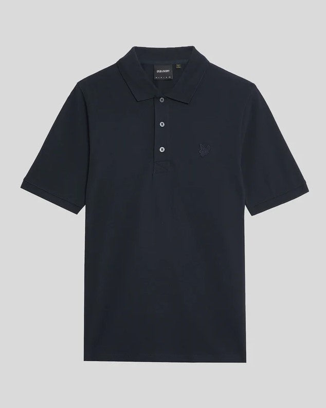 Polo's korte mouw blauw Lyle & Scott