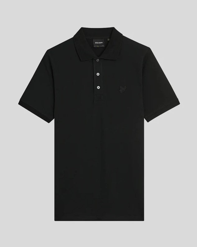 Polo's korte mouw zwart Lyle & Scott